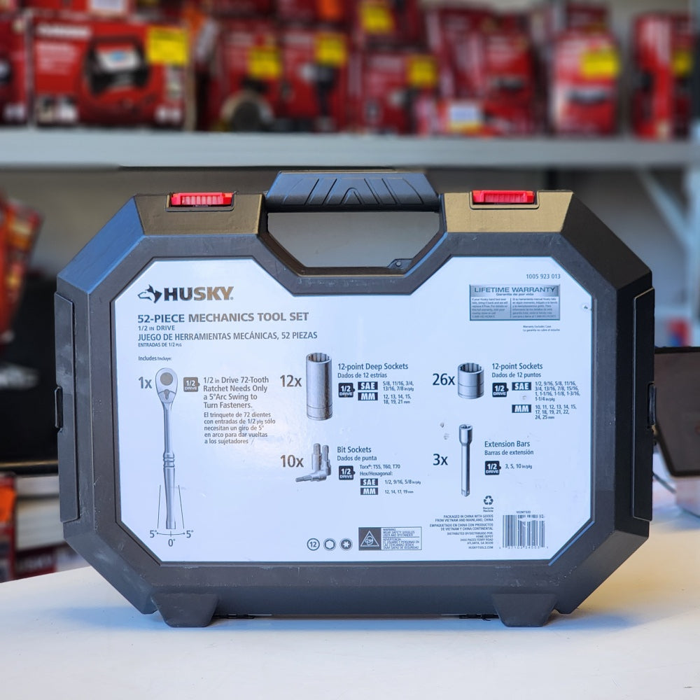 1/2 in Drive Mechanics Tool Set (52-Piece) 1/2 in Drive Mechanics Tool Set (52-Piece)